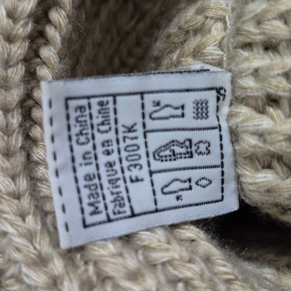 UGG Women's Beige Knit Button Boots - Picture 12 of 15